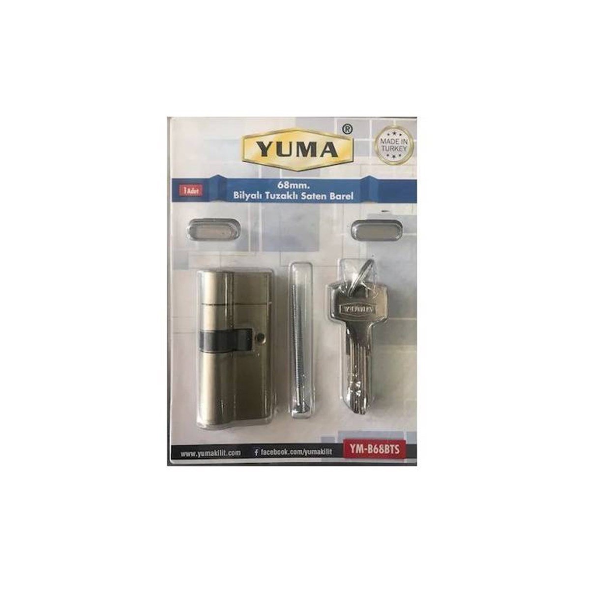 YUMA BİLYALI TUZAKLI BAREL SATEN 68 MM 